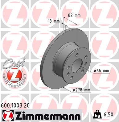 Coat Z Brake Rotor | ZIM600.1003.20