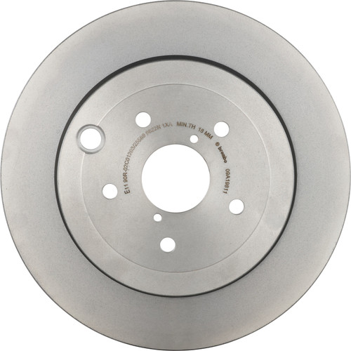 Premium Coated Vented Rear Disc Brake Rotor | BBB09.A198.11