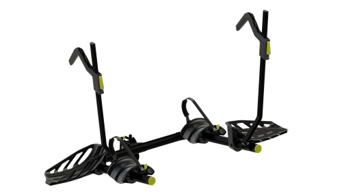 Okanagan 200 - 2 Bike Hitch Mount Platform Rack, Class 3 - 2" Hitch Receiver, holds up to 2 X 45 Lbs Bikes | 81A66706