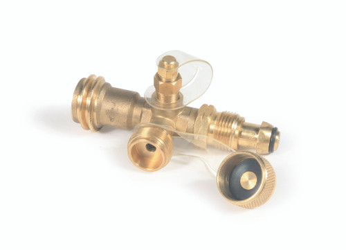 Brass Tee w/4 ports, Clamshell | 49C59113