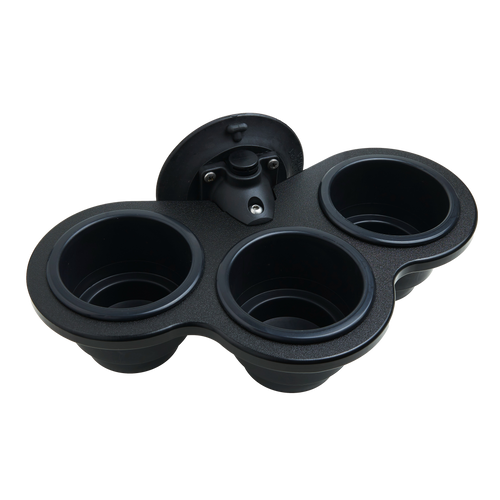 Vertical Mount 3-Cup Holder, Black | SSRMC5311B