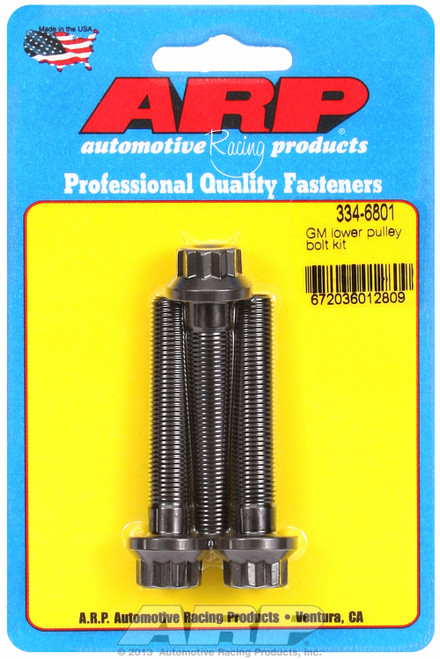 GM Lower Pulley Bolt Kit | 913334-6801