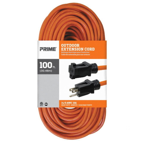 100Ft. 14/3 SJTW Orange Outdoor Extension Cord | 20CEC501735