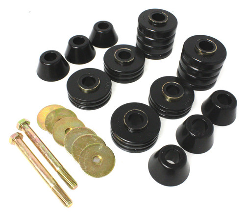 Body Cab Mount Set, Black, Performance Polyurethane | 3063.4103G