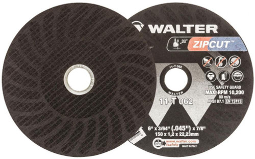 Zipcut 6X3/16X7/8'' T1 Cut-Off Wheel | 89511T062
