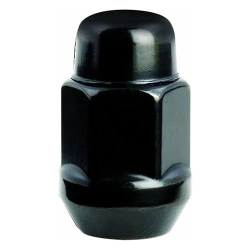 Acorn Bulge Black Chrome (3/4 Hex 12mm x 1.25 | 78541128BC