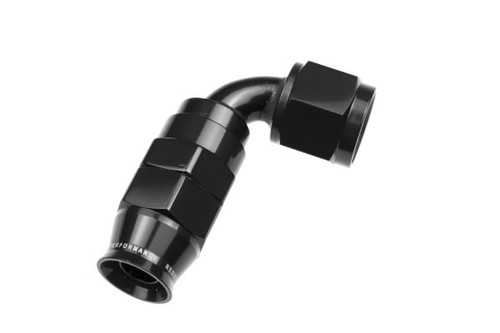 -06 AN 90° PTFE Reusable Hose End - Black | RHP1290-06-2