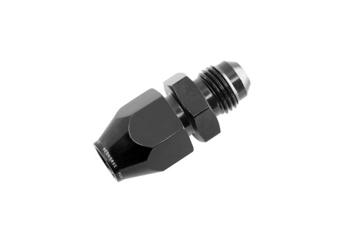 -06 to 3/8 Hard Line AN Aluminum Hose End - Black | RHP3100-06-06-2