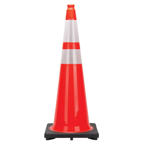 Premium Traffic Cones, 36", Orange, 4" & 6" Reflective Collar(s) | SCNSGD774