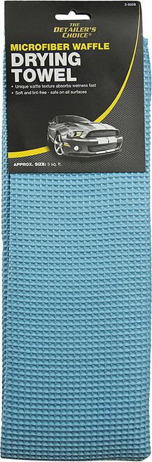 5 Sq Microfiber Waffle Towel | DET3-5028