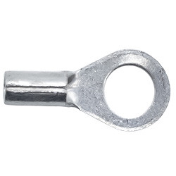 50 PCS 22-18 AWG #10 Non-Insulated Brazed Ring Connectors | 1132605-15