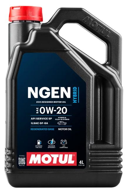 NGEN Hybrid 0W20 Synthetic Engine Oil - 4L | MOT111902