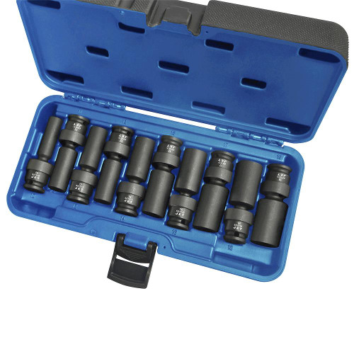 10 PC 3/8" DR Metric Universal Deep Impact socket Set - 6 Point | SWX610289