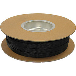 3/8" Black Expandable Braided Loom - Per Foot | 1138405-0-F