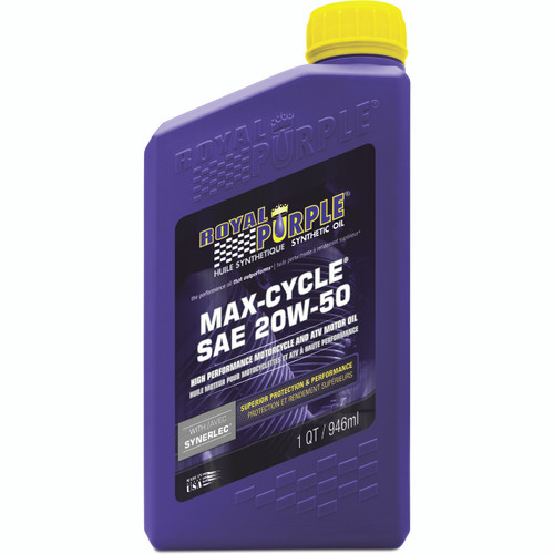 Max-Cycle 20W50 Synthetic Motorcycle Engine Oil - 946mL | ROY21316