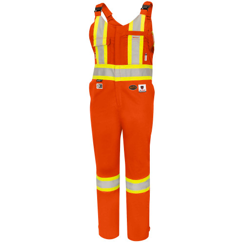 FR-Tech® Hi-Vis 88/12 7 oz FR Overalls - Zipper Closure - Hi-Vis Orange - XL | SWXV2540480-XL