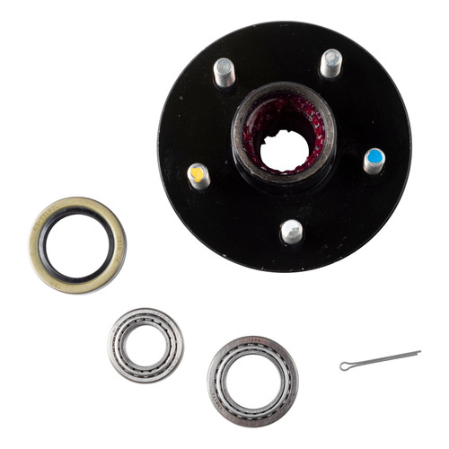 Idler Hub, 5 on 4.5"; 5.5" Hub Flange - 2,200 lbs. (with Bearing Cone Kit) | LCI814207