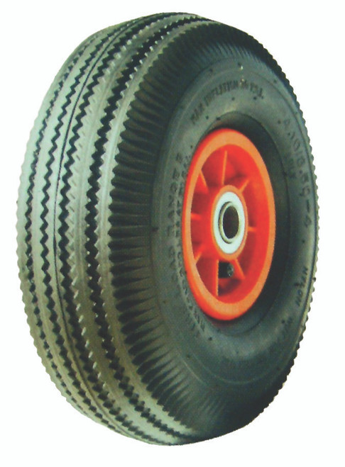 Pneumatic Wheel - Plastic Hub 10" - 4.1/3.5 R4 | DYN80229