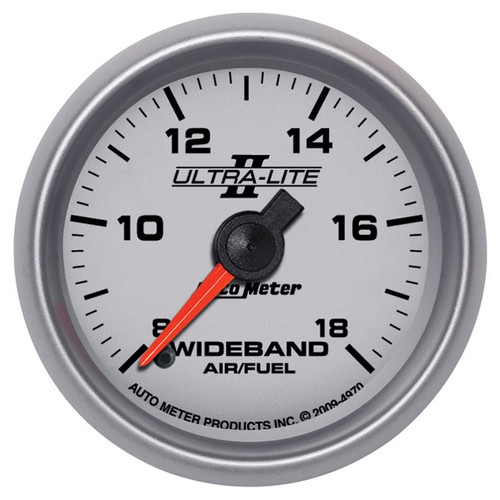 2-1/16" Wideband Air/Fuel Ratio, Analog, 8:1-18:1 °Fr, Ultra-Lite Ii | AUM4970