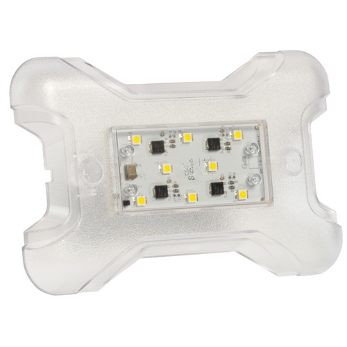LED WhiteLight™ X-100 Dome Light, Clear, 12V | GRO61121