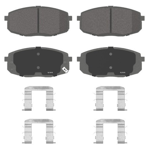 ThermoQuiet Front Disc Brake Pad Set Ceramic | WAGQC1397