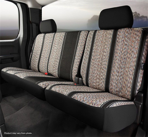 TR40 Series - Wrangler Saddleblanket Custom Fit Rear Seat Cover - Black | 947TR42-15 BLACK