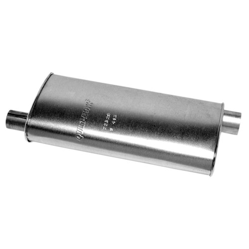 Quiet-Flow SS Direct Fit Exhaust Muffler 2.5" Inlet (ID) 2.25" Outlet (OD) | WEX22329