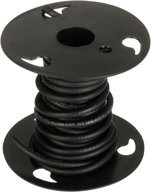 1/8" I.D.- 50 PSI, Safety Stripe Fuel Line/PCV/Evaporative Emission Control (EEC) Hose - Per Foot | GAT27000F