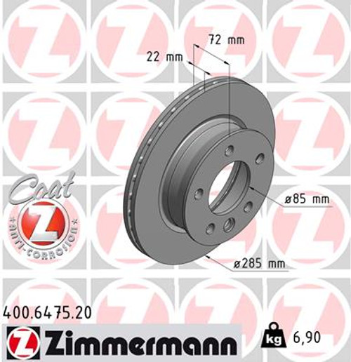 Coat Z Brake Rotor | ZIM400.6475.20