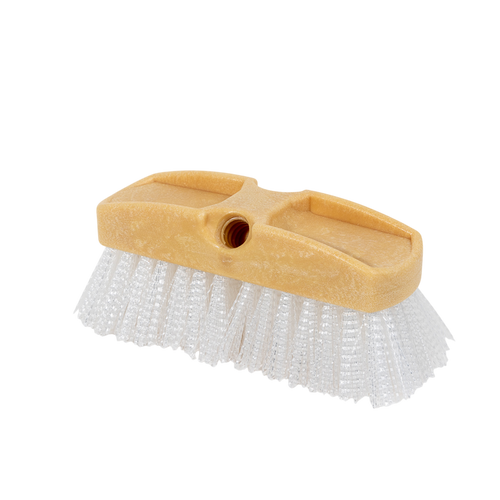 White 8" Stiff Crimped Poly Brush | FELSB8SP