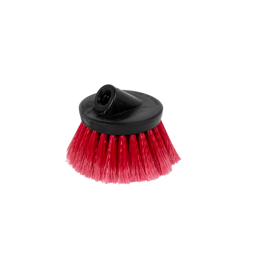 Red 4.5" Round Med Soft Brush | FELSB45RR
