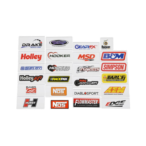 24 Stickers Of Holley Muscle Car Brands | HOL36-564