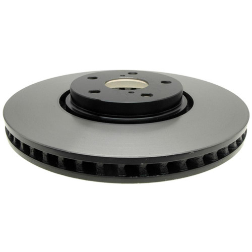 Black Hat Front Driver Side Coated Disc Brake Rotor | ACD18A2671