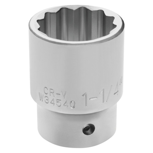 3/4" DR x 1-1/4" Chrome Socket - 12 Pt. | WILW34540