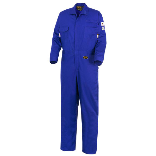FR-Tech® 88/12 7-oz FR Coverall - No Tape - Zipper Closure - Royal Blue - 50 | SWXV2540410-50