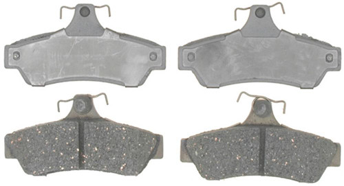 Silver (Advantage) Ceramic Rear Disc Brake Pad Set w/Wear Sensor | ACD14D1048C