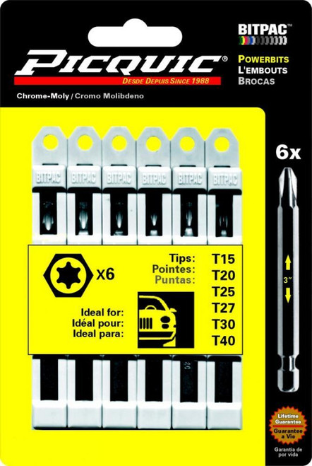Torx® Bitpac Set - White | 40P95003