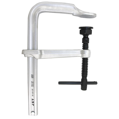 12" Heavy-Duty L-Clamp, Clamping Pressure: 2,640 PSI, Pad Style: Universal, Rail Size: 1-1/4" x 9/16"  | SWX390528