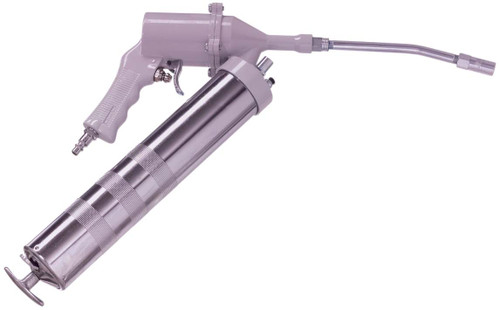 Air Operated Pistol Grip Grease Gun, Silver, 3-Way Loading, 18-5/8 In. Length | LING120