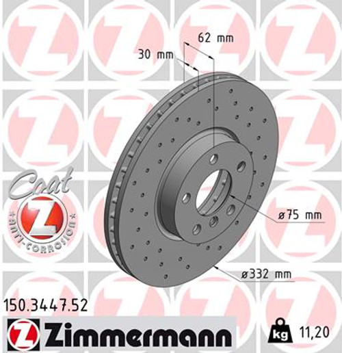 Sport Coat Z Brake Rotor | ZIM150.3447.52