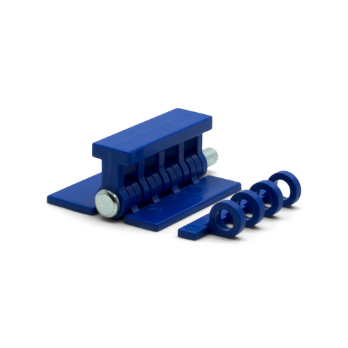 50 mm (2.00 in) Blue Flexible Hinge Tab Set | KCO410-8440-V50