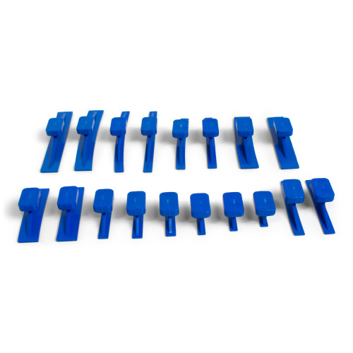 Dead Center® Variety Pack Blue Straight & Curved Crease Glue Tabs (18 Pieces) | KCO410-8VPDC-B