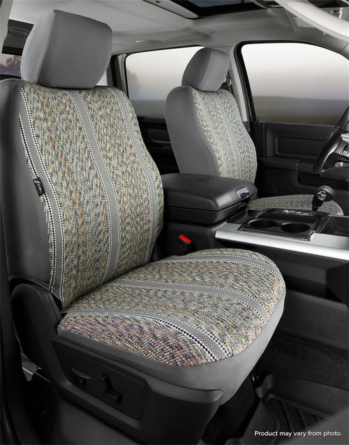 TR40 Series - Wrangler Saddleblanket Custom Fit Front Seat Cover - Gray | 947TR49-54 GRAY