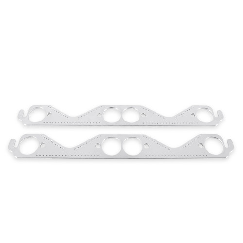 Aluminum Exhaust Gasket-Small Block Chevy Round Lg | MRG7402G