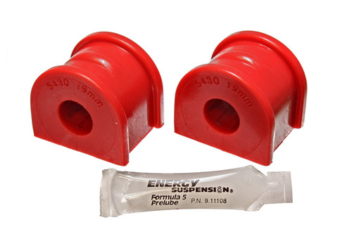 Sway Bar Bushing Set, Red, Rear, Bar Dia. 22mm, Reuse Original Brackets, Performance Polyurethane | 3063.5197R