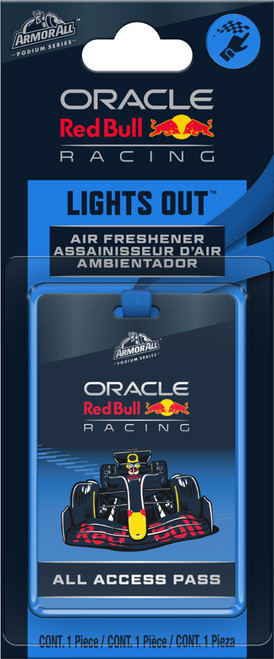 Podium Series™ Hanging Car Air Freshener Developed With Oracle Red Bull Racing, All Access Pass, Lights Out™ Scent | ARMAPH658-1PAME
