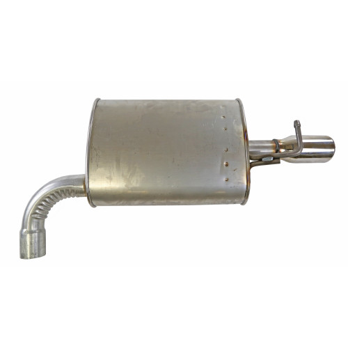 Quiet-Flow SS Direct Fit Exhaust Muffler Assembly 2.25" Inlet (ID) 3" Outlet (OD) | WEX73037