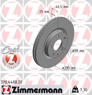 Coat Z Brake Rotor | ZIM370.4408.20