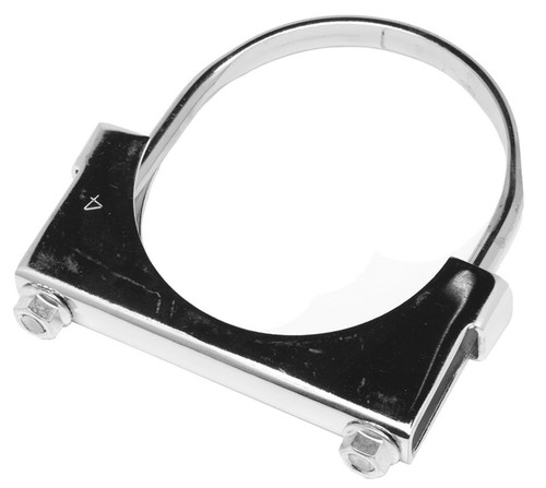 Hardware-Clamp 4In. Flat. Strap U-Bolt-Chrome | WEX35776