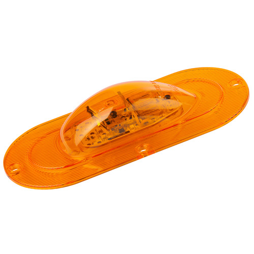 SuperNova® Oval LED Side Turn Marker Lights, Integrated Flange Mount, Hard Shell | GRO54213